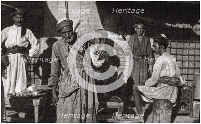The free distribution of cold drinking water, Iraq, 1925. Artist: A Kerim