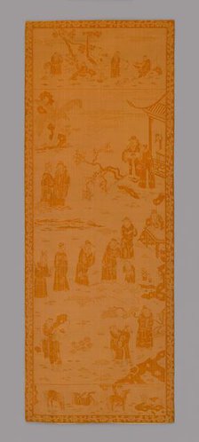 Panel (Furnishing Fabric), China, 18th century, Qing dynasty (1644-1911). Creator: Unknown.