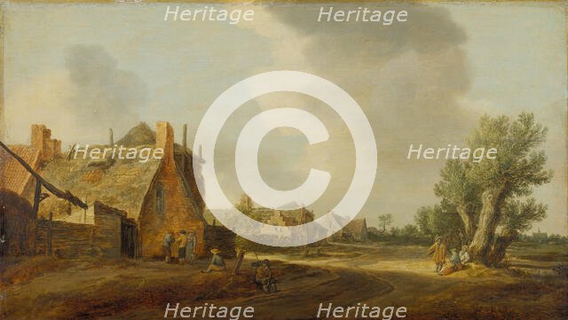 Village Street, 1628. Creator: Jan van Goyen.