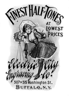 'Finest Half-Tones at Lowest Prices', 1901.Artist: Electric City Engraving Co