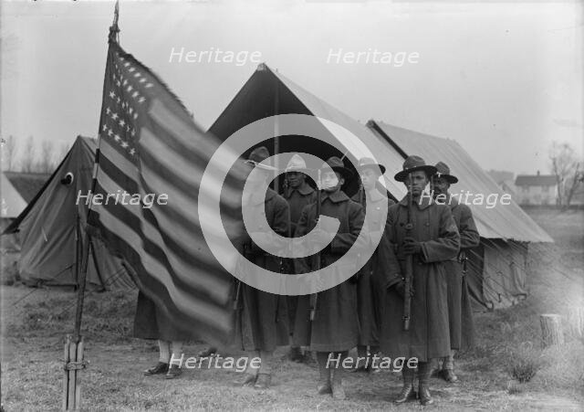 Army, U.S. Negro Troops, 1917. Creator: Harris & Ewing.