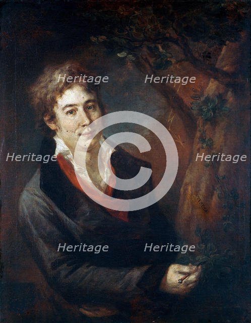Portrait of Ugo Foscolo (1778-1827), 1801-1802. Creator: Appiani, Andrea (1754-1817).