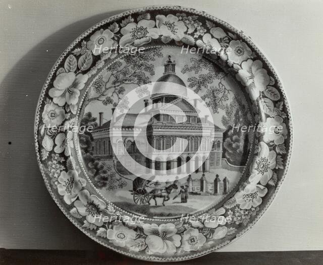 Plate - "State House, Boston", c. 1936. Creator: Helmut Hiatt.