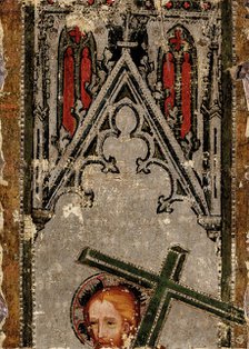 Christ Carrying the Cross (fragment, upper half), c1350-1360. Creator: Nuremberg Master.