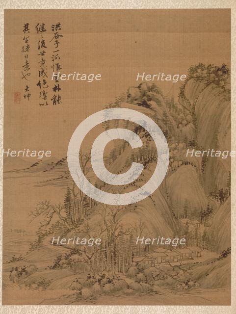 Landscape in the Style of Ching Hao, 1775. Creator: Zhai Dakun (Chinese, d. 1804).