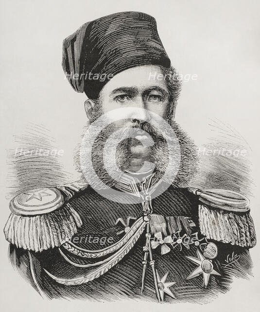 Alexander Dondukov-Korsakov, (1820-1893), Russian politician and statesman, 1878. Creator: Eugenio Vela.