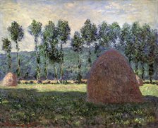 'Haystack in Giverny', 1884-1889. Artist: Claude Monet