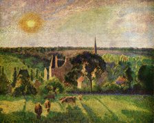 'Landscape at Eragny', 1897, (1939). Creator: Camille Pissarro.