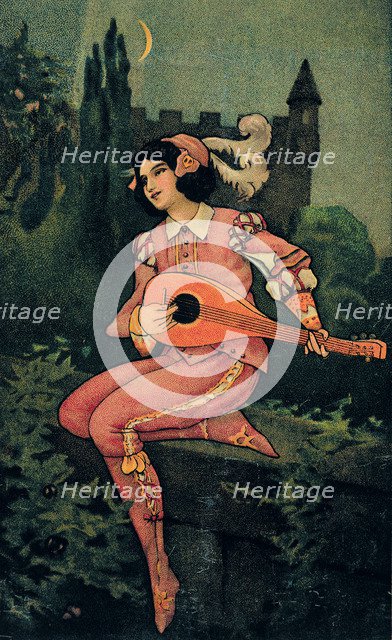 Troubadour from the Middle Ages.