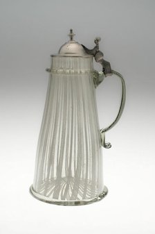 Covered Tankard, Netherlands, c. 1600. Creator: Unknown.