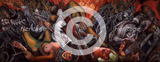 Catharsis, 1935. Creator: Orozco, José Clemente (1883-1949).