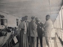 Members of the British Association on their way to South Africa, 1905. Creator: James Thomson Bottomley.