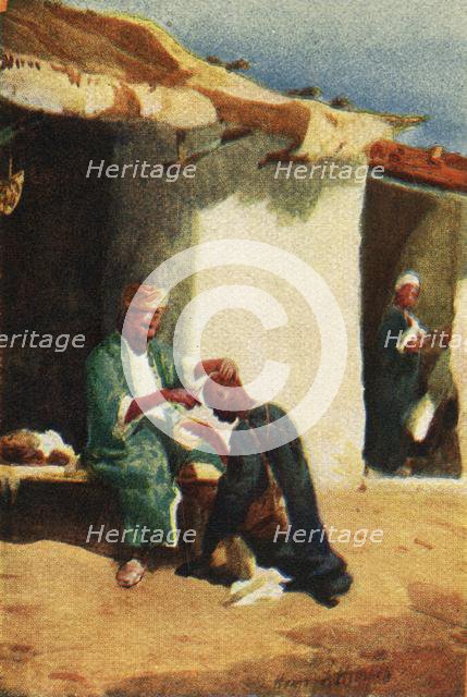 'Shaving The Head - Acts xxi 24', c1924. Creators: James Clark, Henry A Harper.