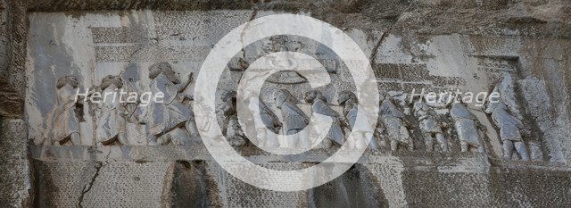 Darius I the Great. The Behistun Inscription, 6th century BC. Artist: Assyrian Art  