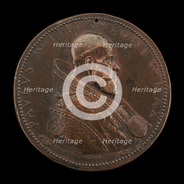 Paul IV (Gian Pietro Carafa, 1476-1559), Pope 1555 [obverse], 1556. Creator: Giovanni Antonio de' Rossi.