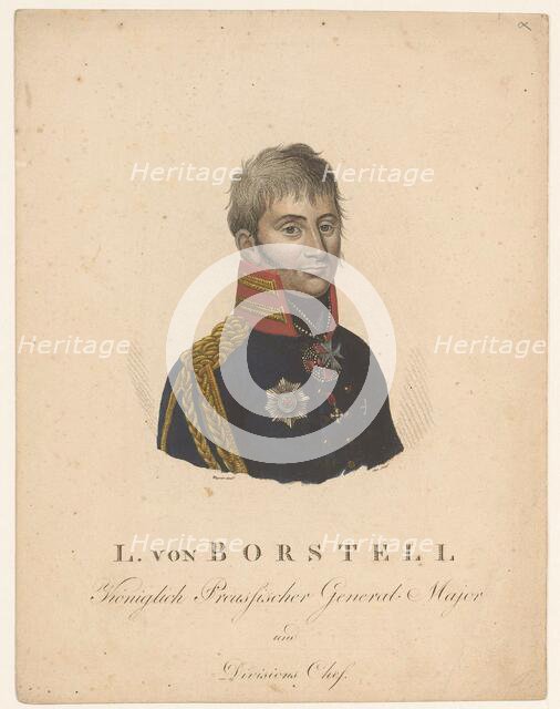 Portrait of Ludwig von Bastell, 1783-1844. Creator: Johann Friedrich August Clar.