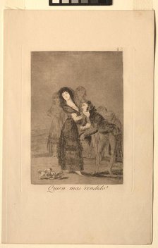 Caprichos: Which of Them is the More Overcome?. Creator: Francisco de Goya (Spanish, 1746-1828).