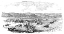 Grand Military Steeplechase in the Crimea, 1856.  Creator: Unknown.