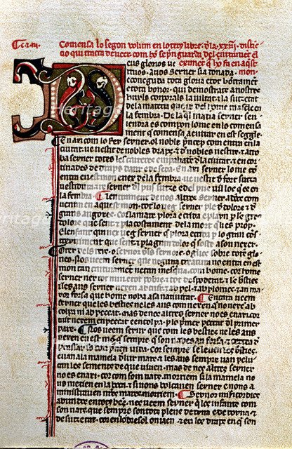  'Book of Contemplation on God' by Ramon Llull, written in Majorcan and translated from Arabic in…