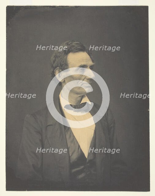 Abraham Lincoln, Springfield, Illinois, June 3, 1860, printed c. 1880. Creator: Alexander Hesler.