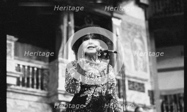 Cleo Laine, The Globe, London, 1975.  Artist: Brian O'Connor.