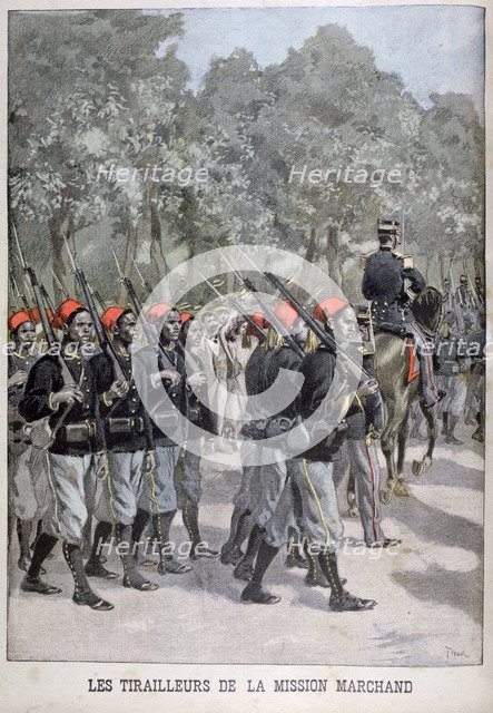 Riflemen, France, 1899. Artist: Oswaldo Tofani