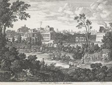 Die Römischen Ansichten (Views of Rome)/Rovine del Palazzo de Cesari, 1810. Creator: Joseph Anton Koch.