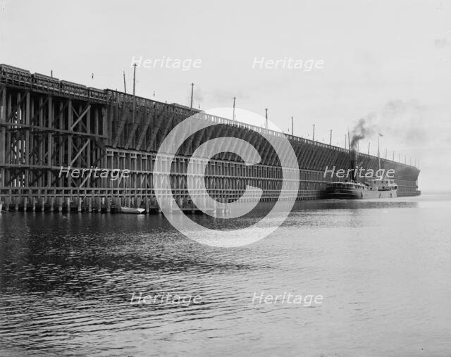 Presque Isle ore docks, Marquette, Mich., (1905?). Creator: Unknown.