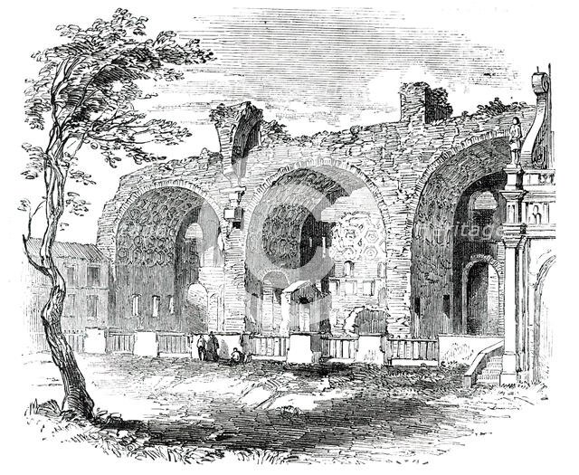 Basilica of Constantine - Rome, 1850. Creator: Unknown.