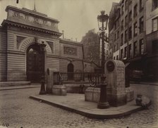 Fountain of the LÉcole Polytechnique, 1902. Creator: Eugène Atget (French, 1857-1927).