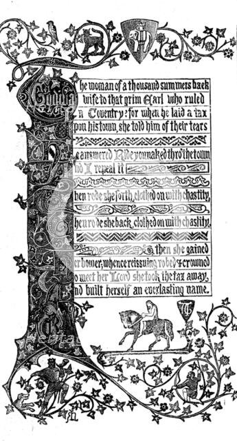 The International Exhibition: The Lady Godiva Ribbon, by J. Ratliff and Son, of Coventry, 1862. Creator: Unknown.