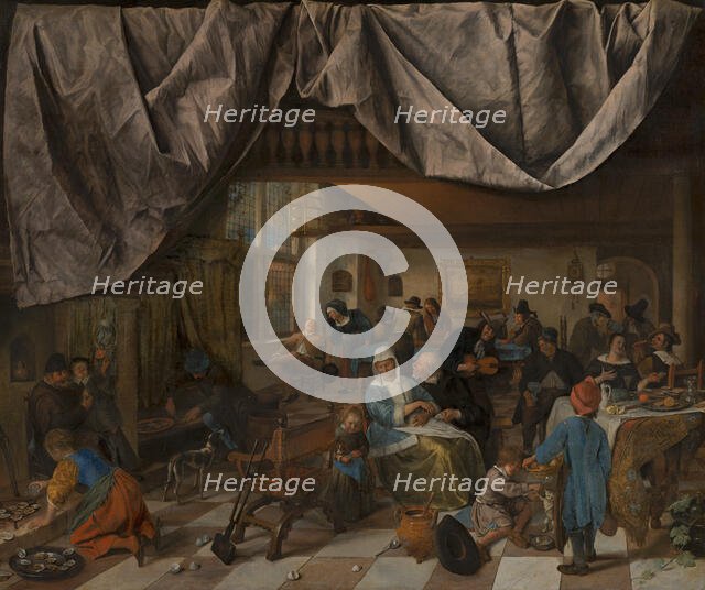 The Life of Man, c1650-1679. Creator: Jan Steen.