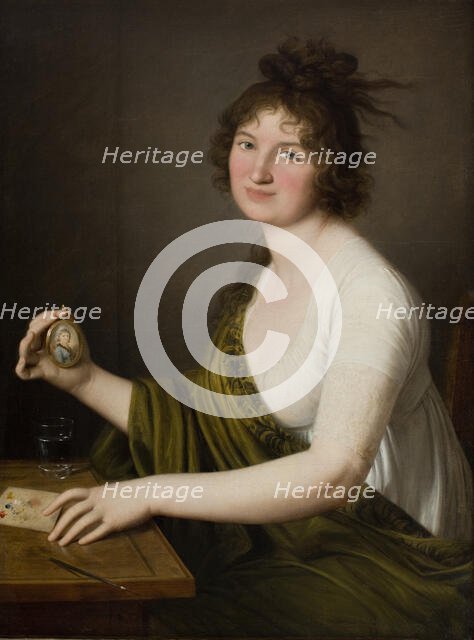 Portrait of Waleria Tarnowska née Stroynowska (1782-1849), Wife of..., 1805-1806. Creator: Domenico del Frate.