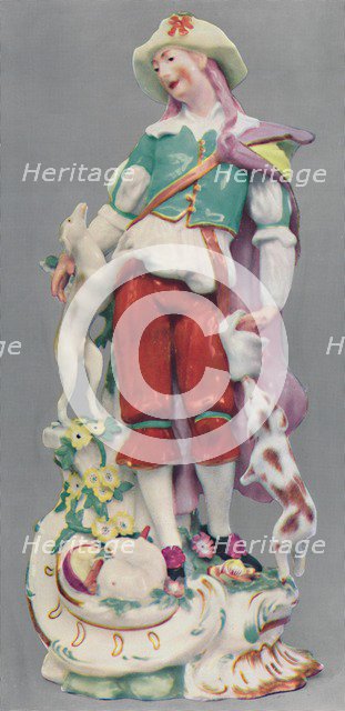 'Porcelain figure. Chelsea, about 1760', c1759-1769. Artist: Chelsea factory.