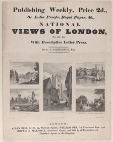Views of London, 19th century. Creators: John Shury, H. West.