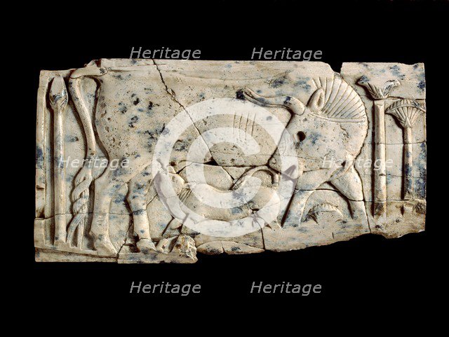 Ivory plaque, c9th-8th century BC. Artist: Unknown.