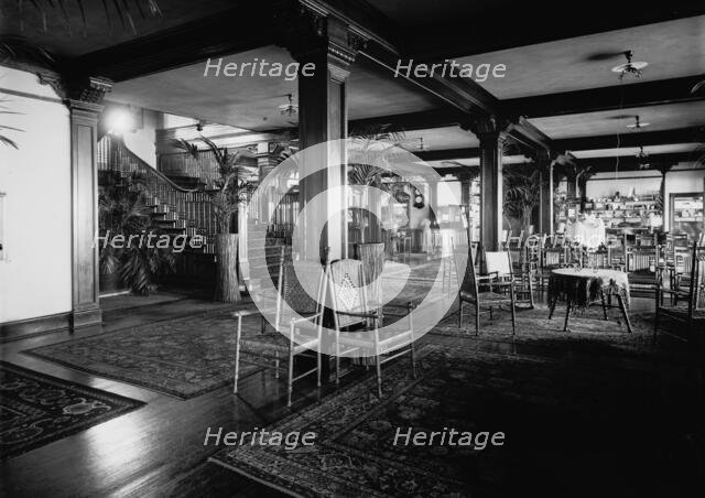 The Lobby, Manhanset House, Shelter Island, N.Y., between 1900 and 1905. Creator: Unknown.