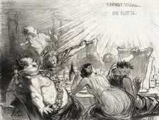 Le Festin de Baltazar-Véron, 1850. Creator: Honore Daumier.