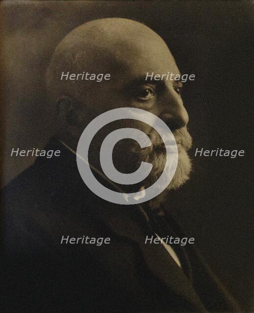 Portrait of the composer and violinist Leopold Auer (1845-1930). Creator: Mishkin, Herman (1871-1948).