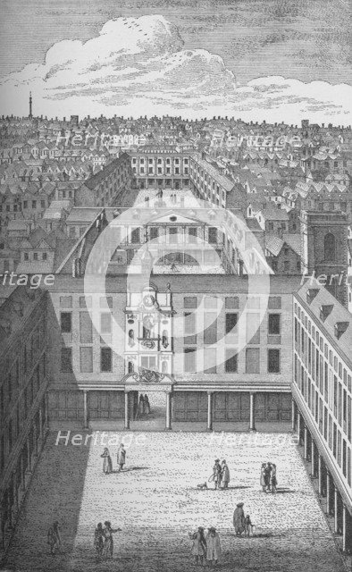 'The Old St. Thomas's Hospital in Bermondsey, which replaced the earlier monastic buildings in 1701, Artist: Unknown.