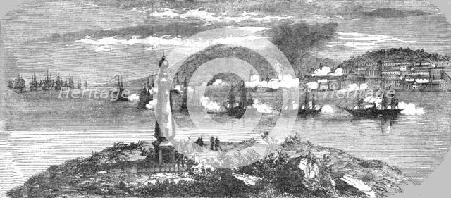 'Bombardment of Odessa, April 26, 1854', 1854. Creator: Unknown.
