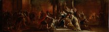 The Death of Priam, c1760. Creator: Johann Andreas Herrlein.