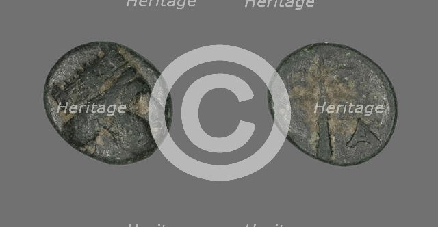 Coin Depicting the Goddess Tyche, about 188-166 BCE. Creator: Unknown.