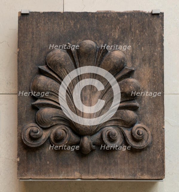 The Fair Store: Block with Central Shell Shape from Facade, 1890/91, addition 1896-97. Creator: William LeBaron Jenney.