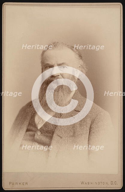 Portrait of John Wesley Powell (1834-1902), 1885. Creator: Charles Parker.