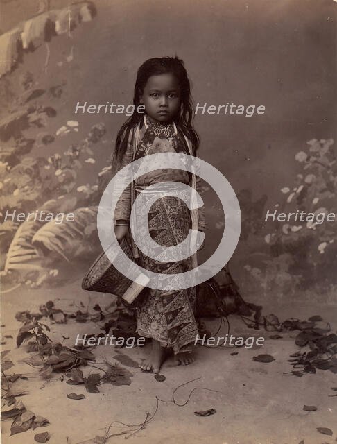 Javanese Child, 1860s-70s. Creator: Unknown.