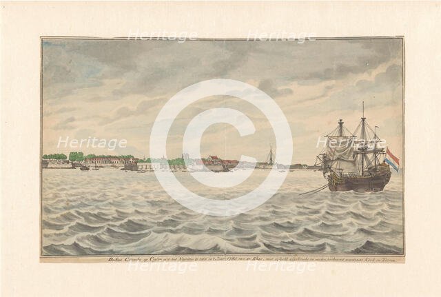 Colombo seen from the North, 1785. Creator: Jan Brandes.