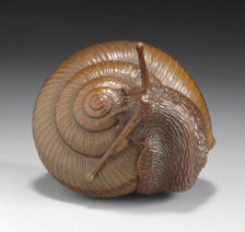 Snail, First half of 19th century. Creator: Tadatoshi.