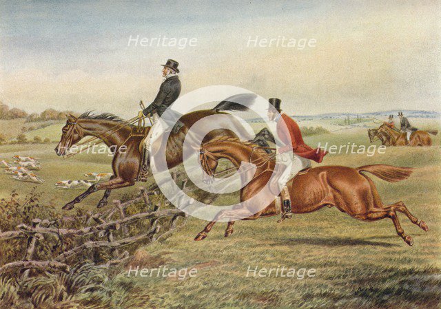 'The Cleric Shows The Way', c1800, (1922). Artist: Henry Thomas Alken.