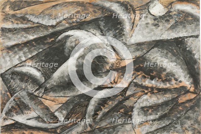 Dynamism of a human body (Dinamismo di un corpo umano).